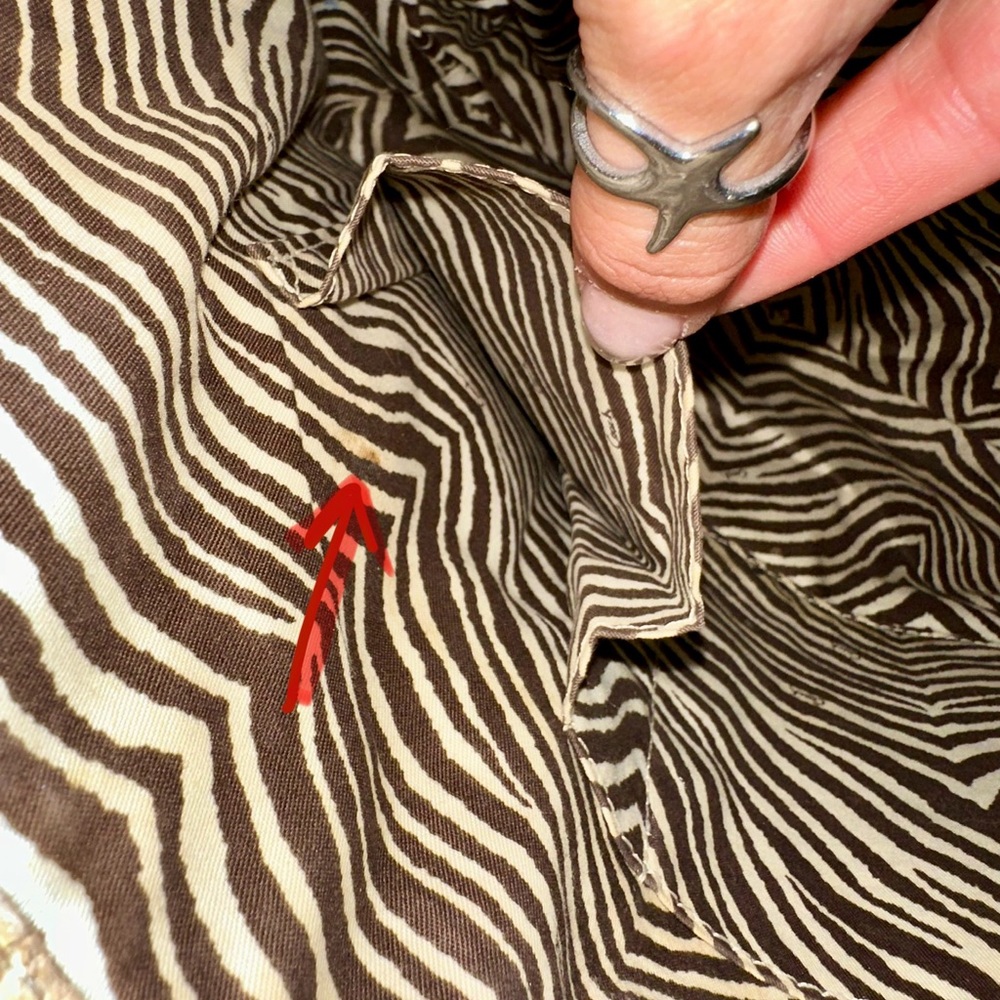 Coach Straw Python Hamptons Tote - Picture 10 of 12